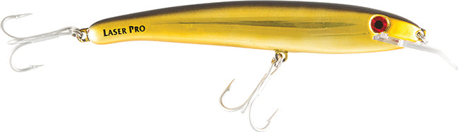 Halco Laser Pro 160 Xdd Troll 6.3In 1Oz Chr Gld/Blk