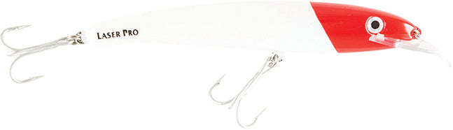 Halco Laser Pro 160 Xdd Troll 6.3In 1Oz White/Rd Hd