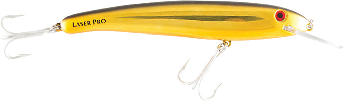 Halco Laser Pro 190 Xdd Troll 7.2In 1.6Oz Chr Gold/Blk