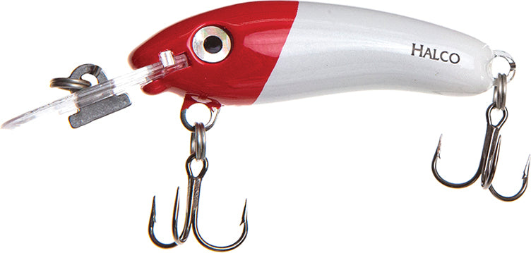 Halco Laser Pro 45 Casting Bait 1.8In 1/4Oz White/Red Hd