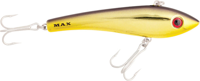 Halco Max 110 Cast/Troll Bait 4.3In 1Oz Gold/Black Bk