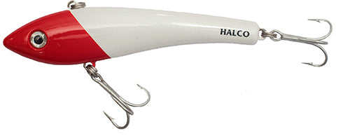 Halco Max 110 Cast/Troll Bait 4.3In 1Oz White/Red Head