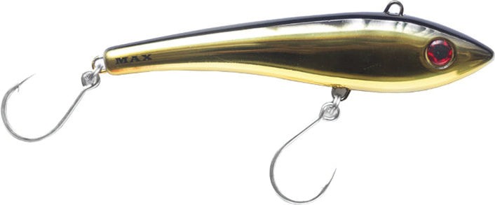 Halco Max 220 Trolling Bait 8.7In 6.4Oz Chr Gld/Blk