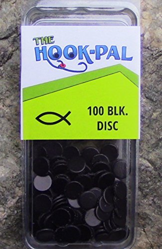 Hook-Pal Replacement Discs 100Pk Black