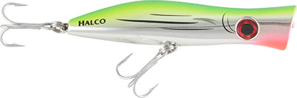 Halco Roosta Popper 135 Cast 5.3In 1.75Oz Liquid Lime