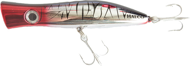 Halco Roosta Popper 135 Cast 5.3In 1.75Oz Chrome Tigr
