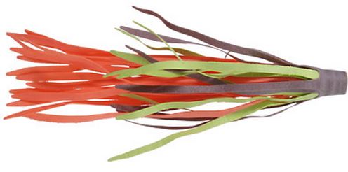 Humdinger Rubber Skirts 3.5In 3Pk Brn/Chart/Org