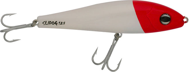 Halco Slidog 125 Casting Bait 5In 1.8Oz White/Red Hd