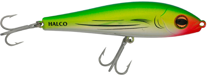 Halco Slidog 125 Casting Bait 5In 1.8Oz Liquid Lime