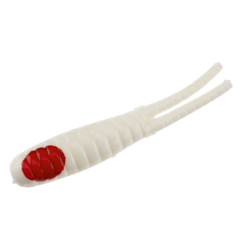 H & H Twin Tail 1In 10Pk White/Red Dot