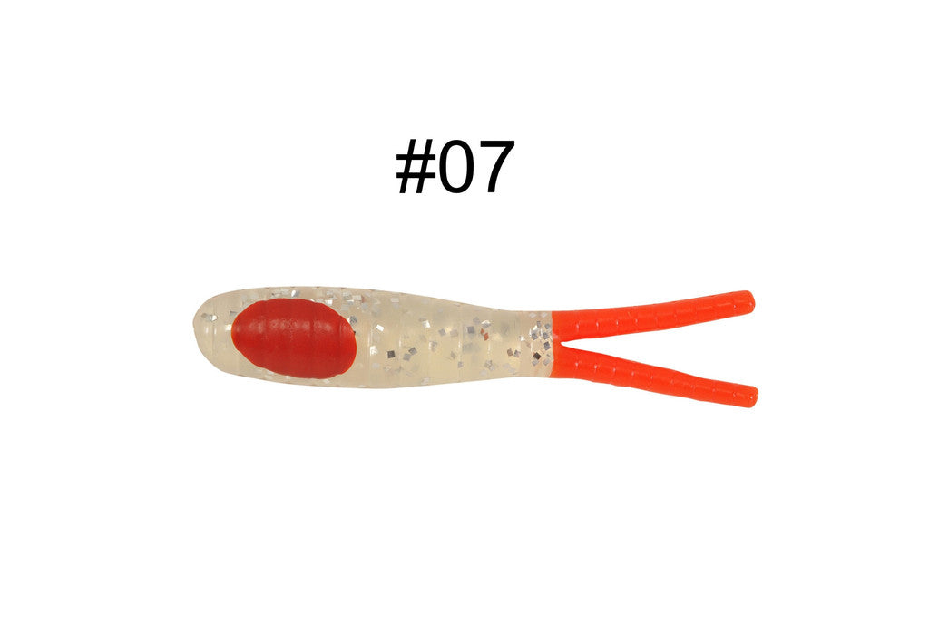 H & H Twin Tail 3In 10Pk Clear Glit/Fr T