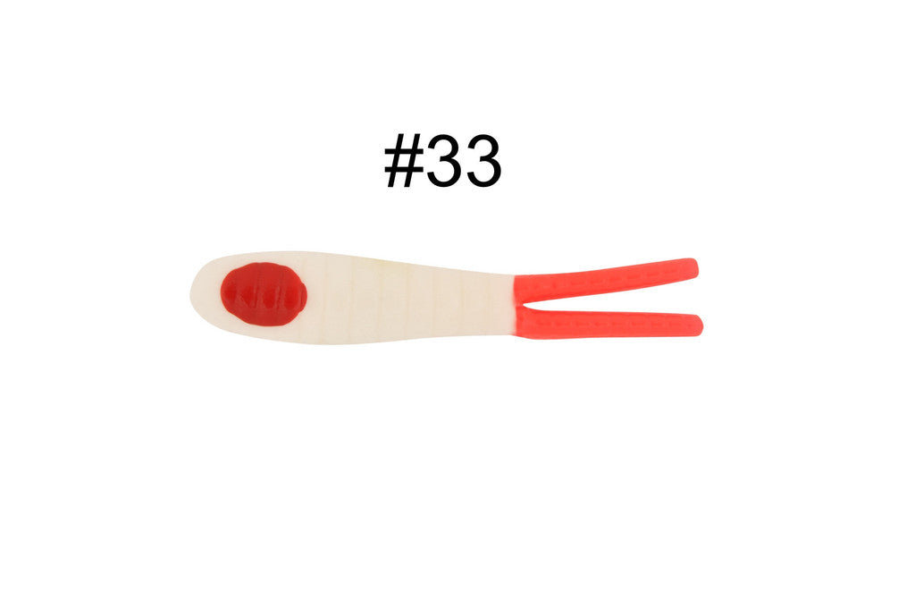 H & H Twin Tail 3In 10Pk White/Fire Tail