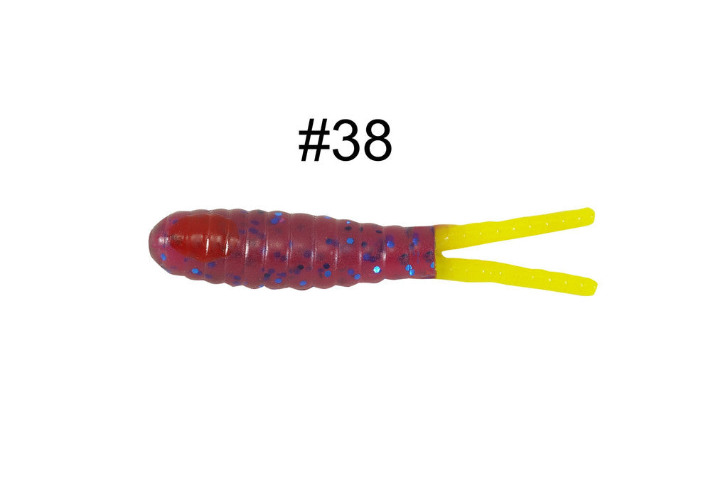 H & H Twin Tail 3In 10Pk Pur/Blu Glt/Cht