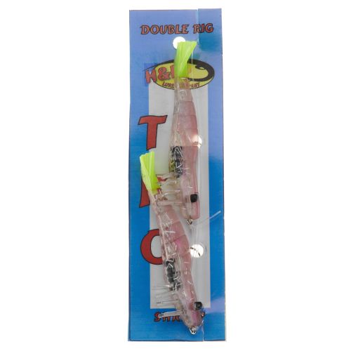 H & H Tko Shrimp Double Rig 1/4Oz Open Night/Chart T