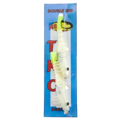 H & H Tko Shrimp Double Rig 1/4Oz Glow/Chart