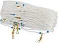 H & H Nylon Trotline 100Ft W/20 Swivels-Hooks