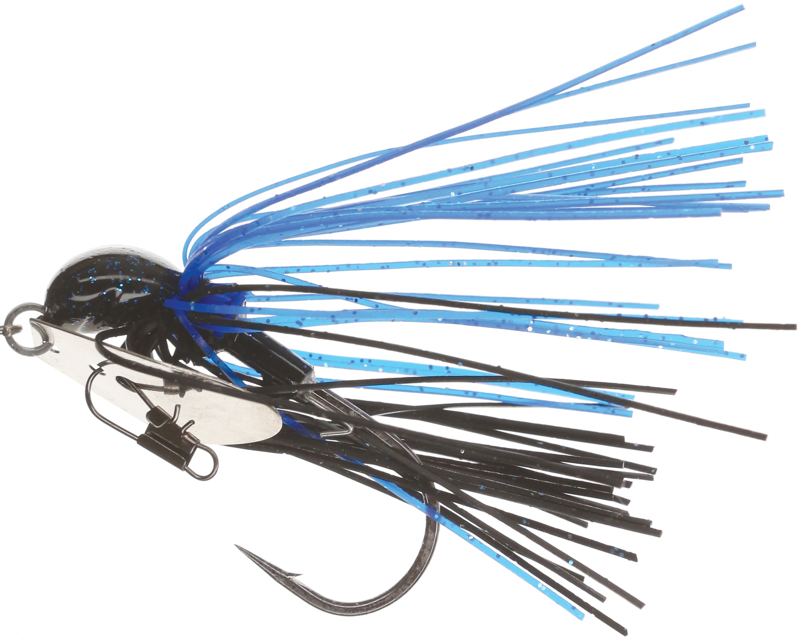 Humdinger Zig Zag Jig 3/8Oz Nkl Bld-Black/Blue