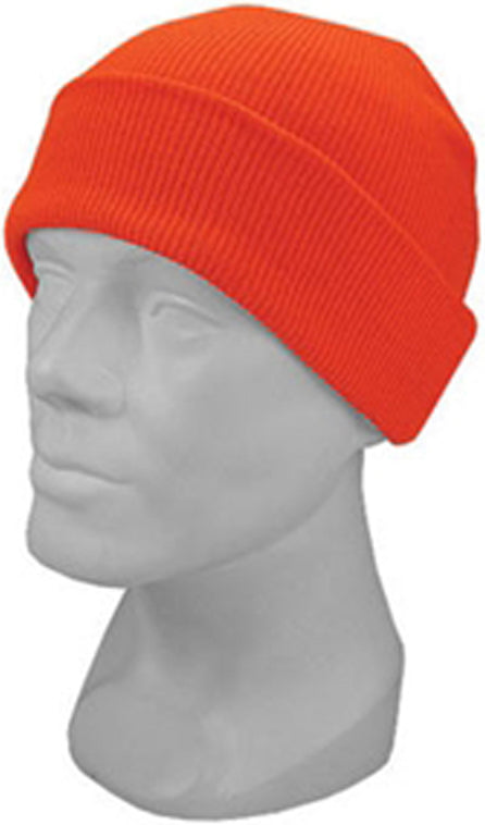 Hot Shot Knit Beanie Cap Blaze Orange 1Sz