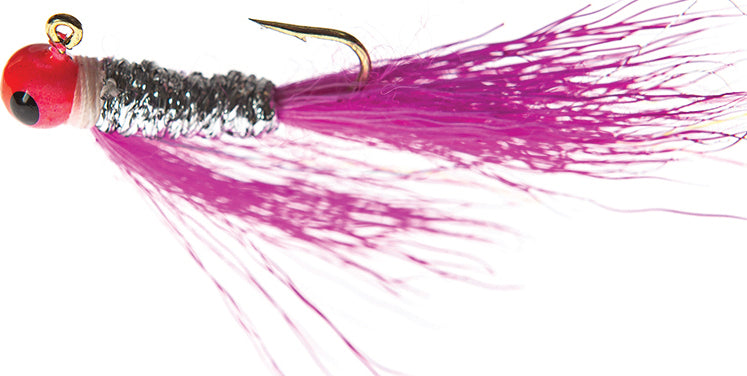 JENNY'S JIGS Crappie Jig 1/16Oz 2Pk Pink/Slv/Pink