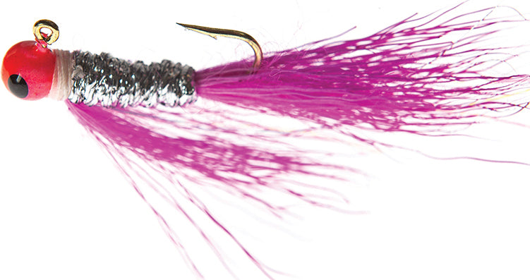 JENNY'S JIGS Crappie Jig 1/32Oz 2Pk Pink/Slv/Pink