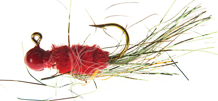 JENNY'S JIGS Crappie Jig 1/16Oz 2Pk Red/Red/Gold