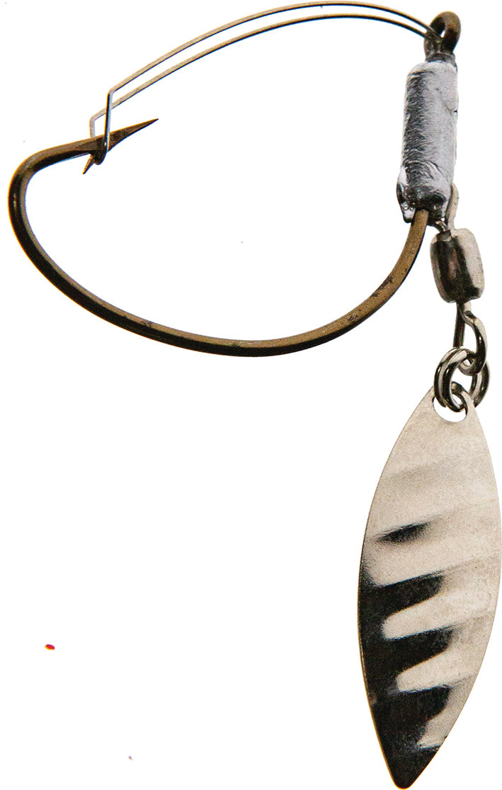 JENNY'S JIGS Wacky Spin Hook 2Pk Black