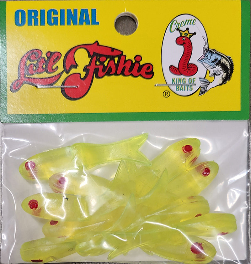 Knight Lit-L Fishie Bodys 1.5In 10Bg Chartreuse