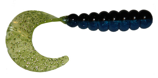 Kalins Triple Threat Grub 2In 10Pk Black/Blue/Chat