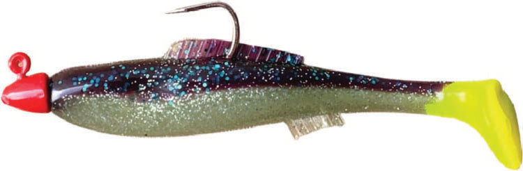 H & H King Cocahow Minnow Jig 6In 1Oz Mardi Gras/Chart