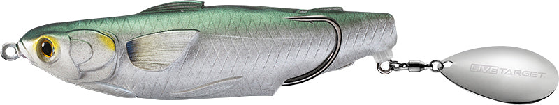 Live Target Hollow Commotion Mullet 3/4Oz 4In Silver