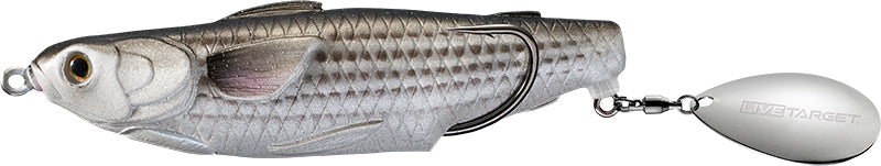 Live Target Hollow Commotion Mullet 1/2Oz 3.5In Nat Black