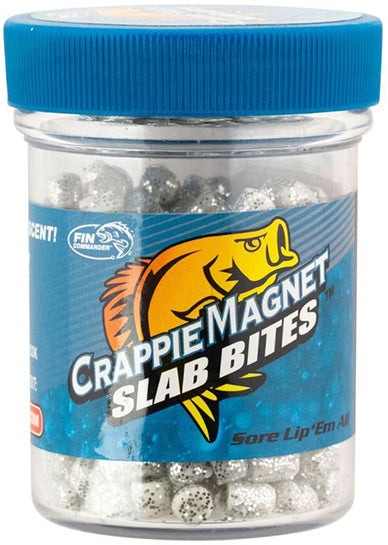 Leland Crappie Slab Bites Silver Glitter