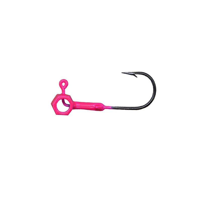 Leland Eyehole Hammer Jighead 1/16Oz 5Pk Pink