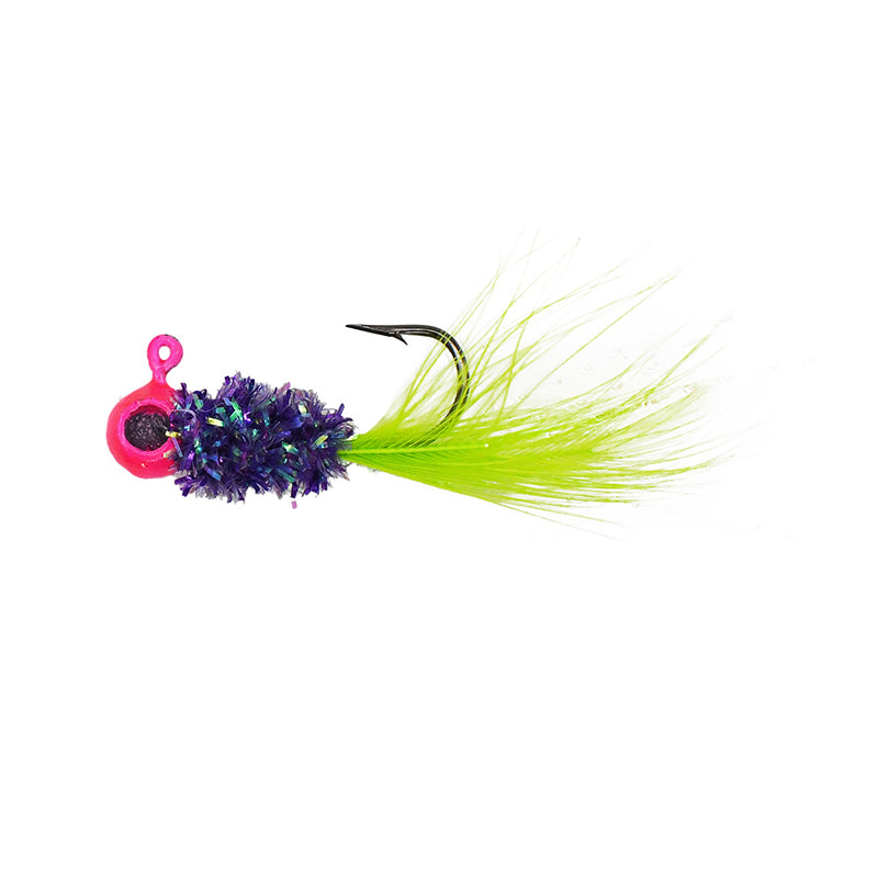 Leland Eyehole Hair Jig 1/32Oz 2Pk Purple Rain