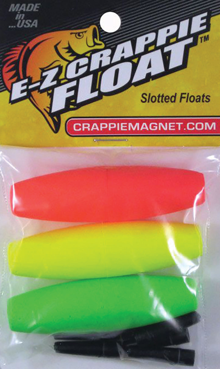 Leland Ez Crappie Float 2.5In R/G/Y 3Pk