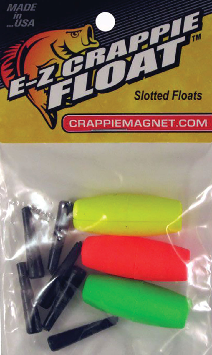 Leland Ez Crappie Float 1.5In R/G/Y 3Pk