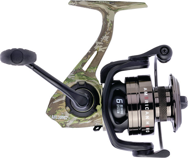 Lews American Hero Camos Reel Spinning 6Bb 6.6In M 2Pc