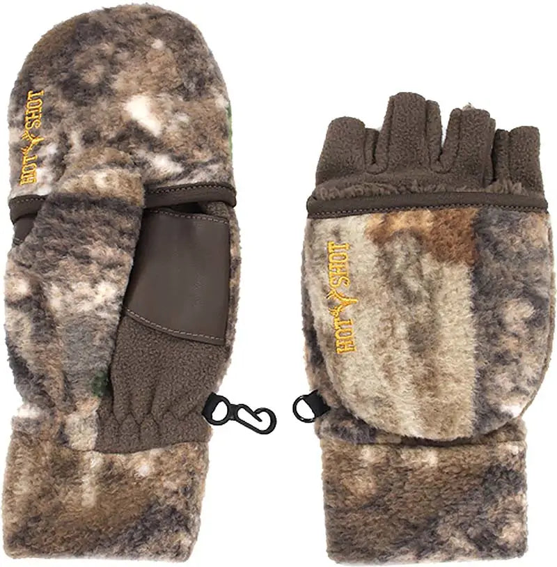 Hot Shot Boys Pop-Top Mitts Realtree Edge