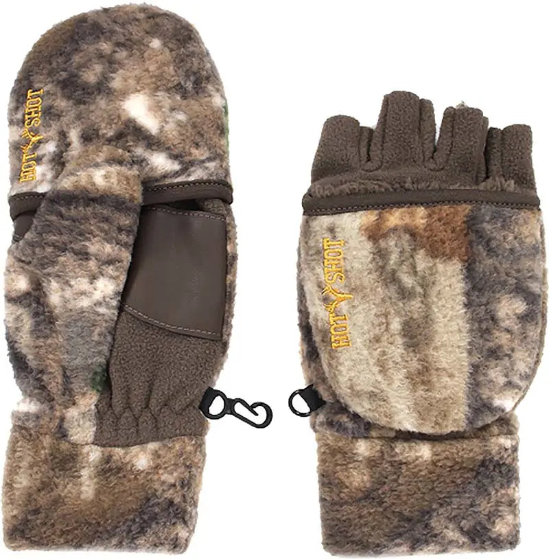 Hot Shot Boys Pop-Top Mitts Realtree Edge