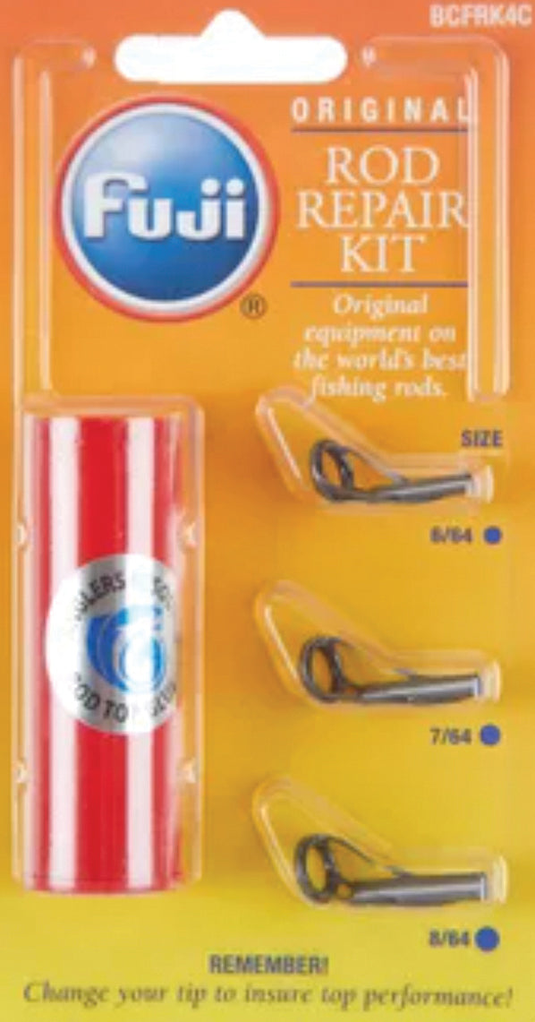 Fuji Std Rod Tip Repair Kit 3Pc W/Glue Frost Gray