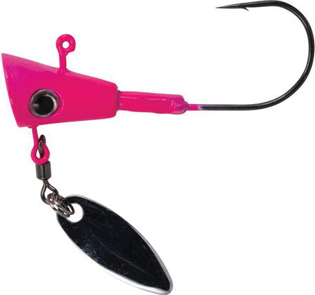 Leland Fin Spin Jighead 1/8Oz 3Pk Pink