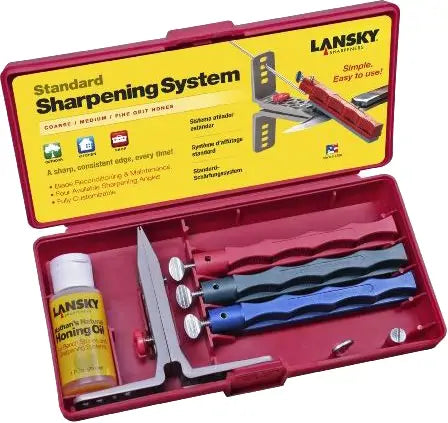 Lansky Knife Sharpening System Standard 3-Stone