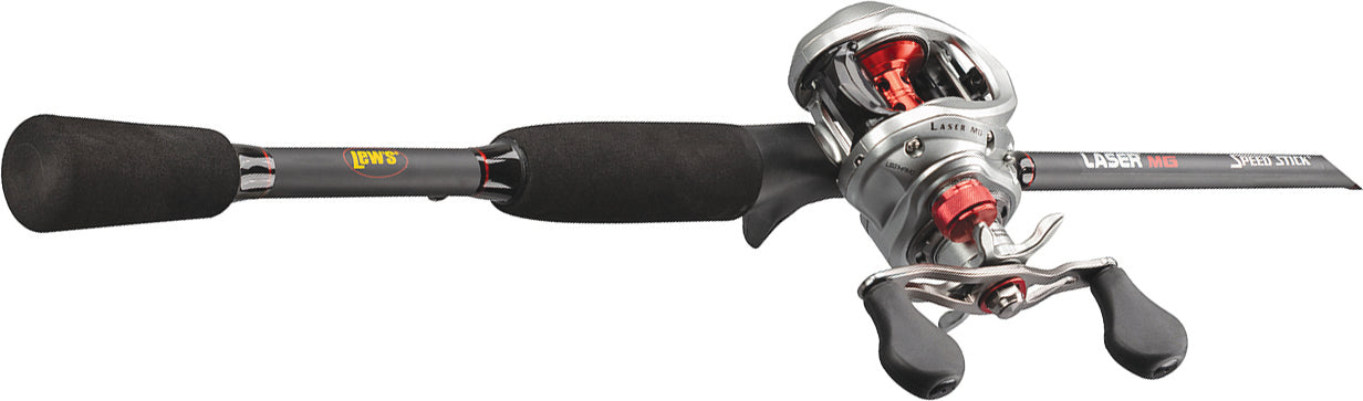 Lews Laser Mg Spd Spool Combo Baitcast 8Bb 6Ft 6In Mh