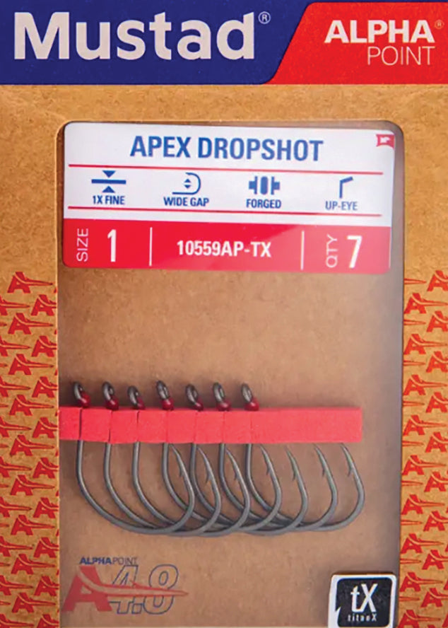 Mustad Apex Dropshot Titan X 7Pk Sz1