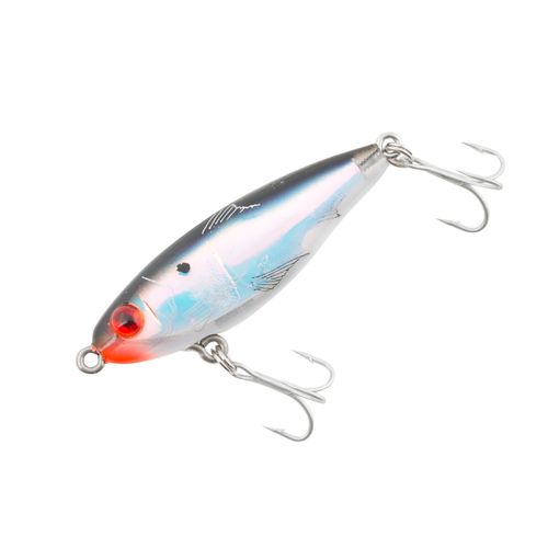 Mirrolure Mini Suspend Twitch Bait 2.25In 3/16Oz Blk/Wht/Sl