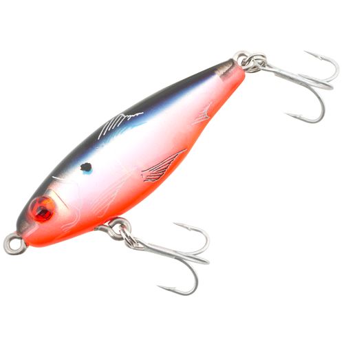 Mirrolure Mini Suspend Twitch Bait 2.25In 3/16Oz Blk/Org/Gl