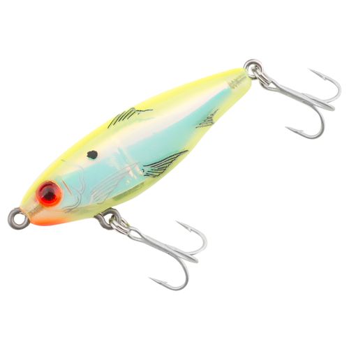 Mirrolure Mini Suspend Twitch Bait 2.25In 3/16Oz Chart/Gold