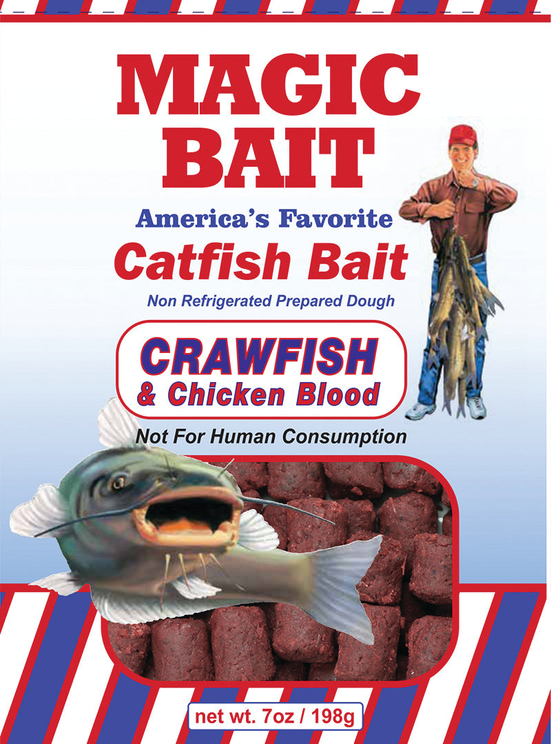 Magic Bait Catfish Bait 7Oz Crawfish/Chick Blood