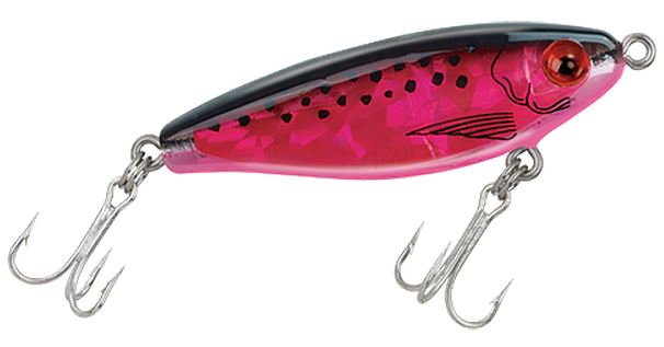 Mirrolure Mirrodine Bg Susp Twitch 2.5In 3/8Oz Black/Pink