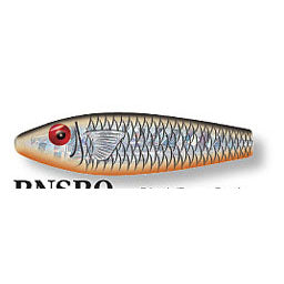 Mirrolure Mirrodine Suspend Twitch 2.5In 3/8Oz Blk/Bon/Slv